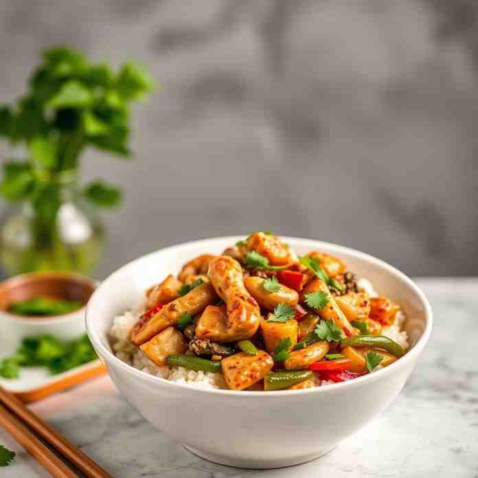 Easy Chicken Bowl Recipe - Quick Stir-Fry Meal in Minutes
